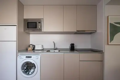 Una cocina o zona de cocina en Cituspace Tirso de Molina