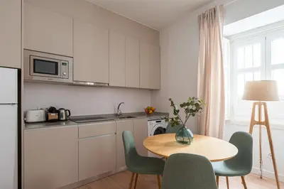 Una cocina o zona de cocina en Cituspace Tirso de Molina