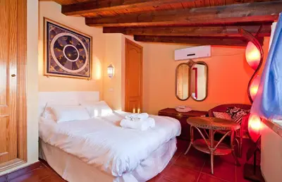 Cama o camas de una habitación en Atico Preciados