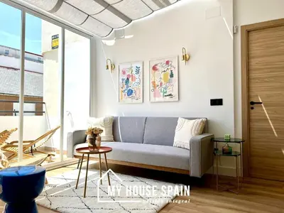 Zona de estar de MyHouseSpain - Piso amplio y moderno con terraza