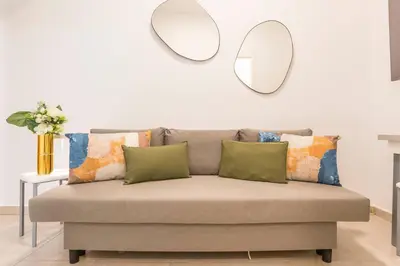 Zona de estar de Cosy apartment Tribunal