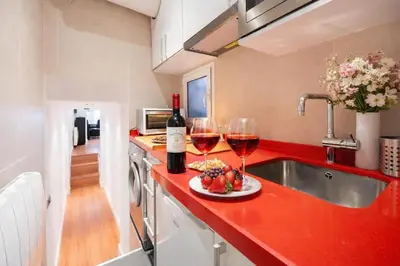 Una cocina o zona de cocina en Paseo del Prado Madrid