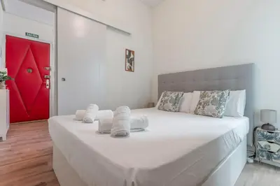 Cama o camas de una habitación en Central cozy - 1Bedroom 1Bathroom -Malasaña