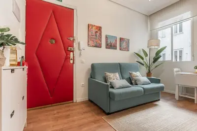 Zona de estar de Central cozy - 1Bedroom 1Bathroom -Malasaña