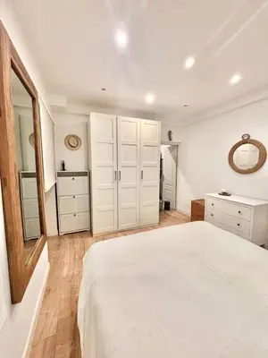 Cama o camas de una habitación en Apartamento centro Madrid - Justicia