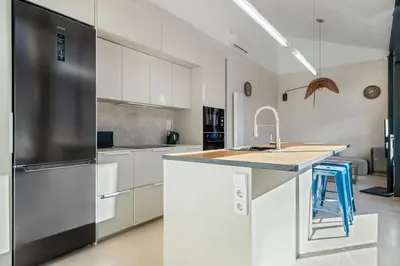 Una cocina o zona de cocina en New charming apartment with terrace for 4 pax - A-Vicent