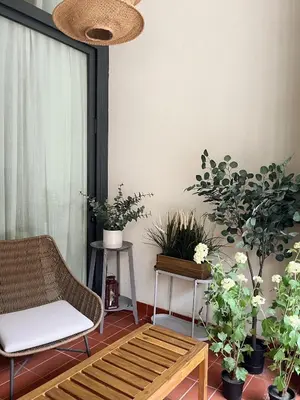 Zona de estar de Modern and stylish -1Bedroom 1Bathroom -Ventas