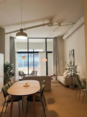 Zona de estar de Modern and stylish -1Bedroom 1Bathroom -Ventas
