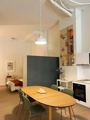 Una televisión o centro de entretenimiento en Modern and stylish -1Bedroom 1Bathroom -Ventas