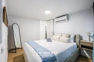 Cama o camas de una habitación en MyHouseSpain - Cómodo y espacioso apartamento