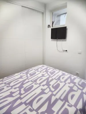 Una televisión o centro de entretenimiento en Vive en Madrid, plaza de Atocha