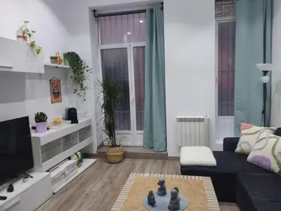 Zona de estar de Industrial style duplex apartment