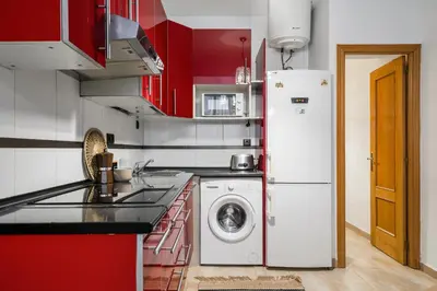 Una cocina o zona de cocina en Apartamento Tetuán 4 personas - Tenerife