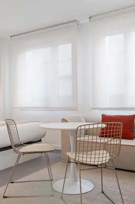 Zona de estar de Confort y Ubicación en Madrid - Santero Suites