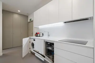 Una cocina o zona de cocina en Confort y Ubicación en Madrid - Santero Suites