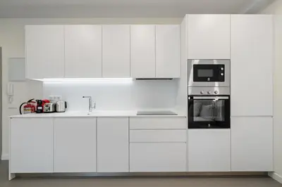 Una cocina o zona de cocina en Confort y Ubicación en Madrid - Santero Suites