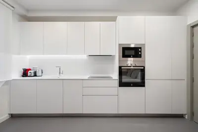 Una cocina o zona de cocina en Confort y Ubicación en Madrid - Santero Suites