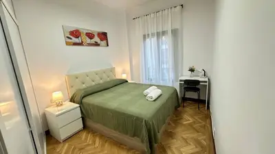 Cama o camas de una habitación en Habitaciones en Don Ramon