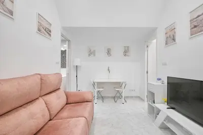 Una televisión o centro de entretenimiento en Apartamento Madrid centro Lavapies