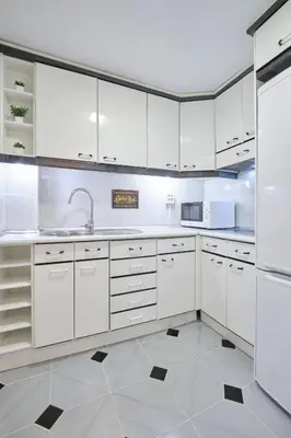 Una cocina o zona de cocina en Apartamento Madrid centro Lavapies