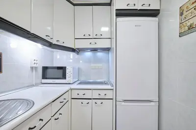 Una cocina o zona de cocina en Apartamento Madrid centro Lavapies