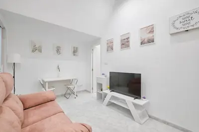 Una televisión o centro de entretenimiento en Apartamento Madrid centro Lavapies