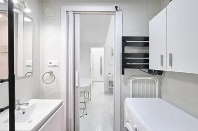 Un baño de Apartamento Madrid centro Lavapies