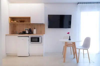Una cocina o zona de cocina en Genial estudio en Madrid castizo