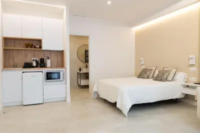 Una cocina o zona de cocina en Genial lugar en Madrid castizo