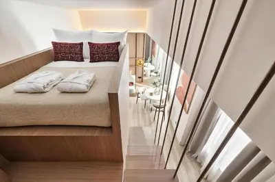 Cama o camas de una habitación en Felipe IV Apartment