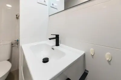 Un baño de PAS9 Acogedor dúplex en Puente de Vallecas