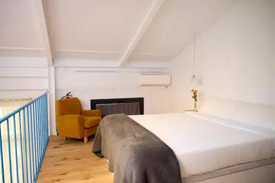 Cama o camas de una habitación en Las Casas de San Félix