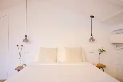 Cama o camas de una habitación en Las Casas de San Félix