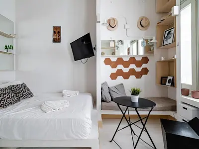 Cama o camas de una habitación en El Hogar de La Puebla