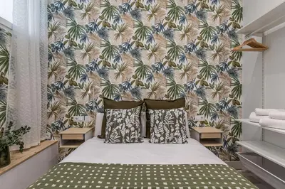 Cama o camas de una habitación en Waou Chamberi VIII - Alquiler Corta Duración