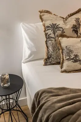 Cama o camas de una habitación en Queen's Salamanca Boutique I - Alojamiento corta estancia