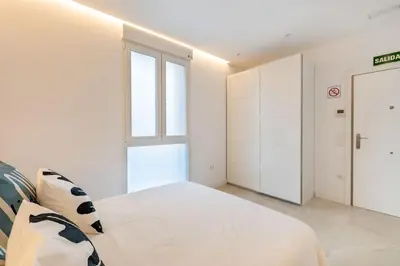 Cama o camas de una habitación en Exquisito estudio en el centro