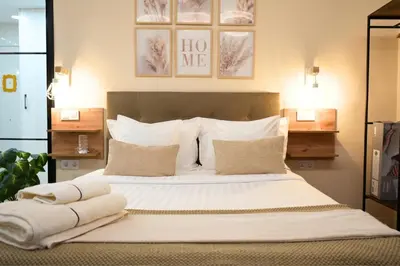 Cama o camas de una habitación en Refugio elegante en barrio Salamanca, Madrid