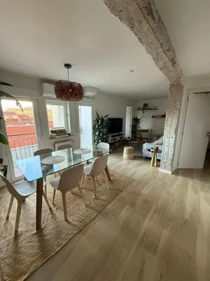 Zona de estar de Great Penthouse in a centric location