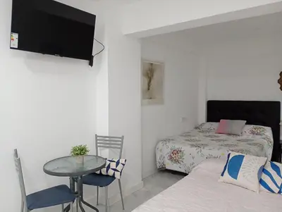 Cama o camas de una habitación en Ventas 1 Charming and peaceful apartment