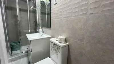 Un baño de Ventas 1 Charming and peaceful apartment