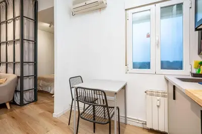 Zona de estar de Beautiful apartment in downtown Lavapies