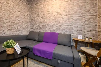 Zona de estar de JPA16BI Acogedor piso de 1 dormitorio en Tetuán, Madrid - Alquiler temporal
