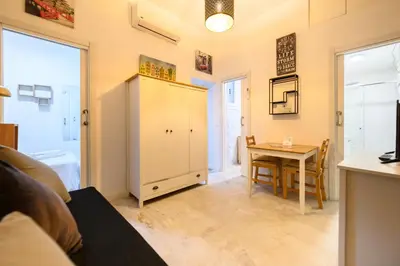Una cocina o zona de cocina en SEL60I Piso con terraza y 1 dormitorio en Madrid - Alquiler temporal