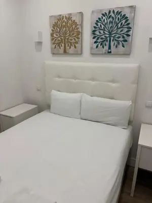 Cama o camas de una habitación en Exyca Malasaña