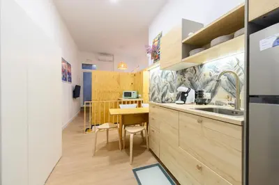 Una cocina o zona de cocina en FGA50E Acogedor dúplex en Chamberí - Alquiler temporal