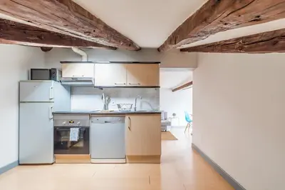 Una cocina o zona de cocina en Heima buhardilla de ensueño