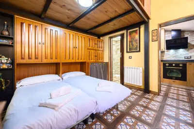 Cama o camas de una habitación en SLU33 - Amplio Loft en La Latina - Alquiler temporal