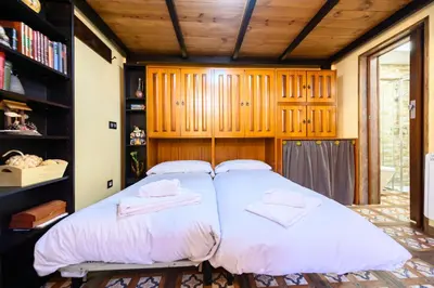 Cama o camas de una habitación en SLU33 - Amplio Loft en La Latina - Alquiler temporal