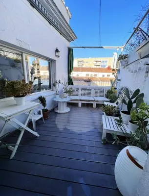 Un balcón o terraza de El refugio de Chamberi